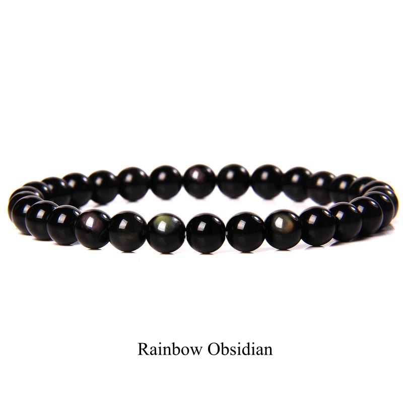 Carmiora Naturstein-Quarz-Heilperlen-Armband