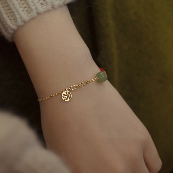 Carmiora-Perlen-Jade-Glücksketten-Armband