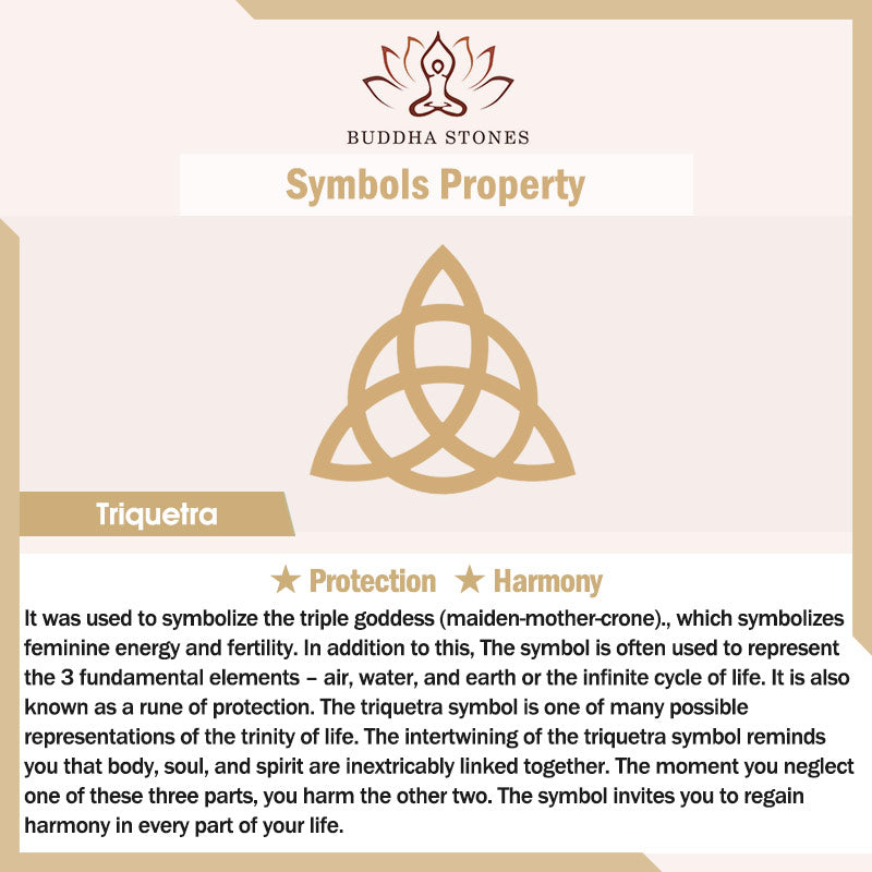 Carmiora Triangle Knot Triquetra Ruhiger drehbarer Ring aus Titanstahl