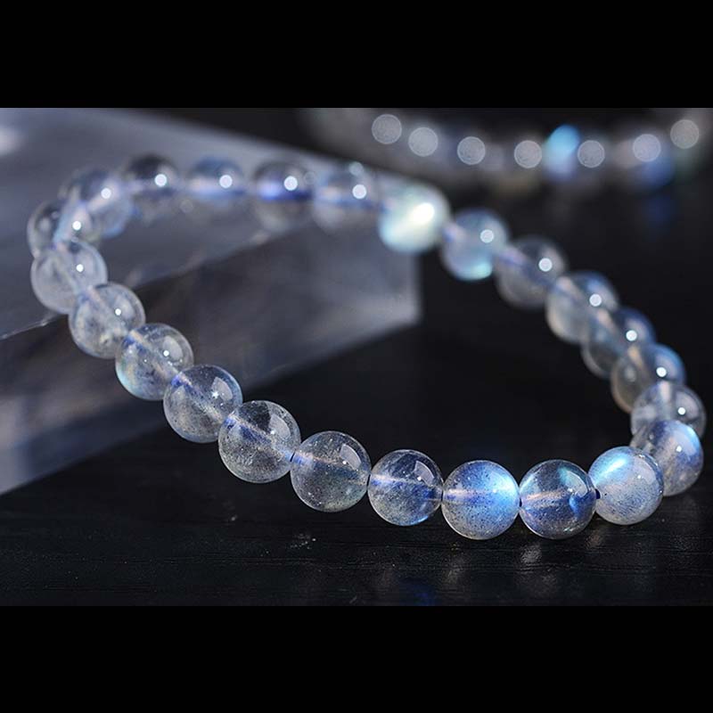Carmiora Armband mit natürlichen Mondstein-Heilperlen