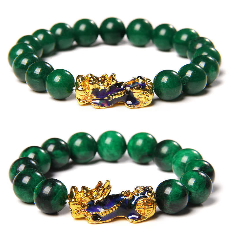 Carmiora Pixiu Jade Fülle Schutzarmband