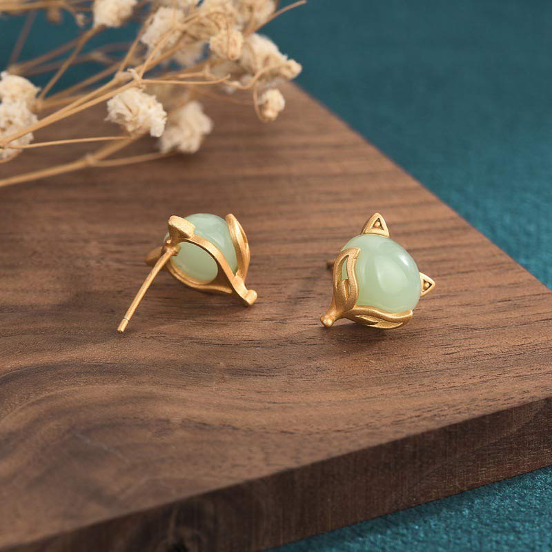 Carmiora FengShui Jade Glücksohrringe