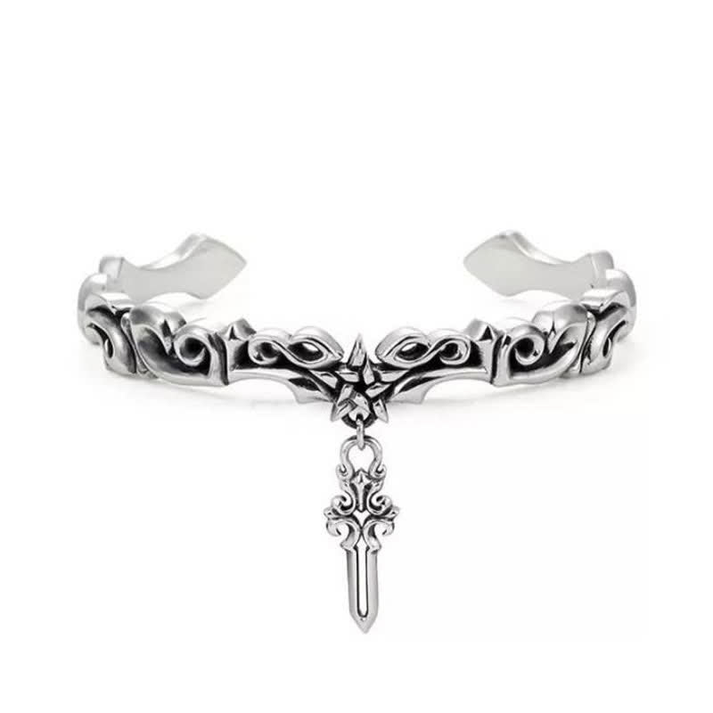 Carmiora-Kupfer-Balance-Armband im Wikinger-Stil mit gedrehtem Flechtmuster