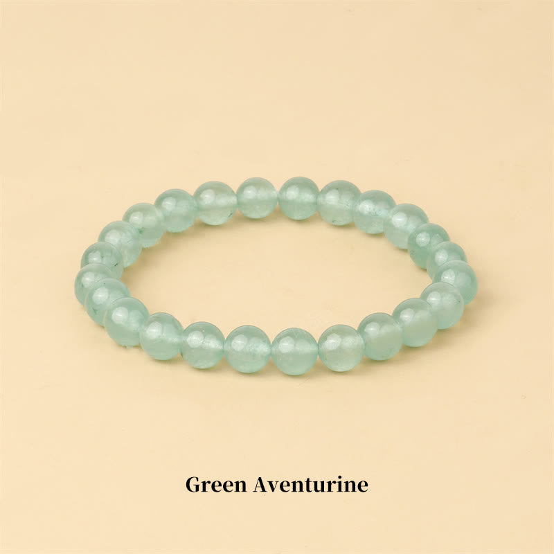 Carmiora Naturstein-Quarz-Heilperlen-Armband