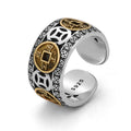 Verstellbarer Carmiora-Fünf-Kaiser-Münzen-Balance-Ring