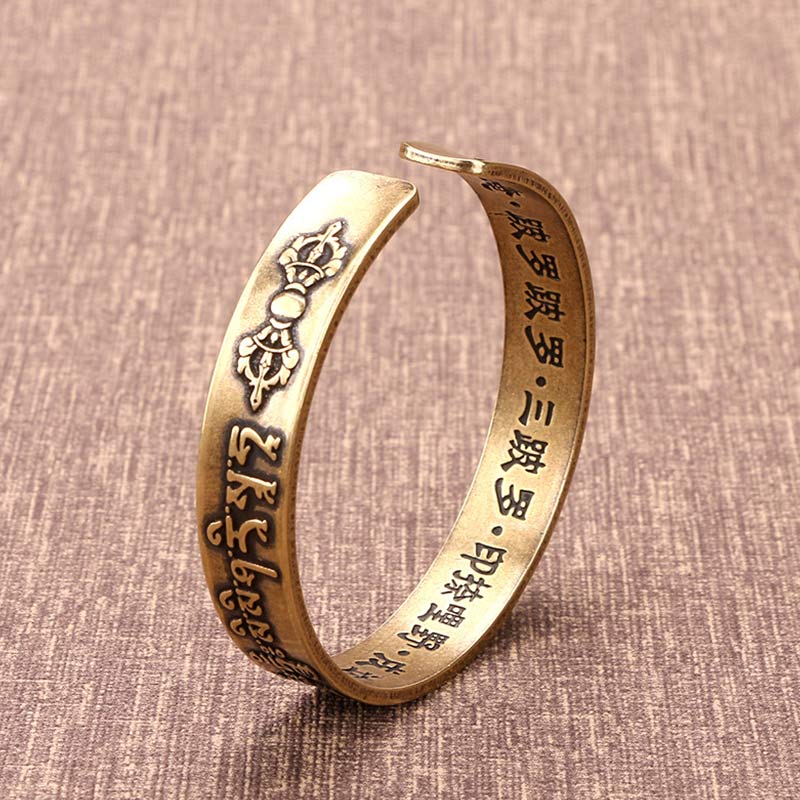 Carmiora tibetischer Sanskrit-Kupfer-Heilarmband-Armreif
