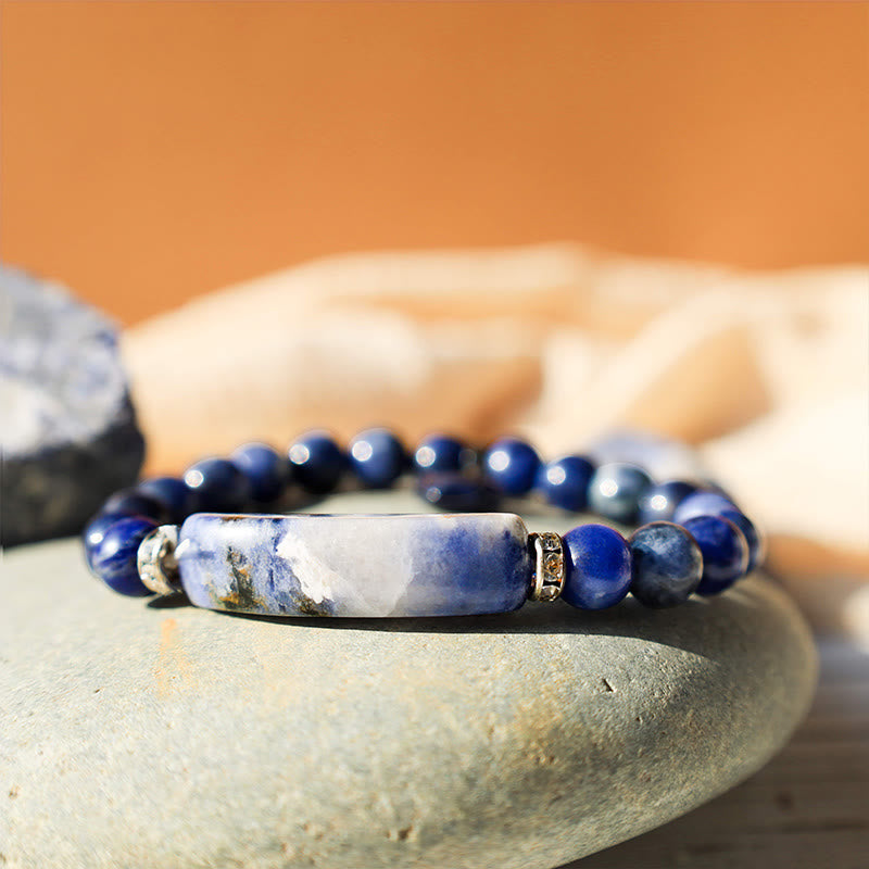 Carmiora natürliches Quarz-Liebes-Herz-Heilperlen-Armband