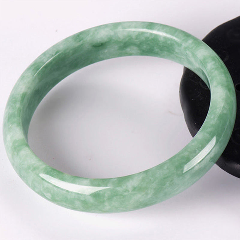 Carmiora Armreif aus natürlicher Jade, Wohlstand