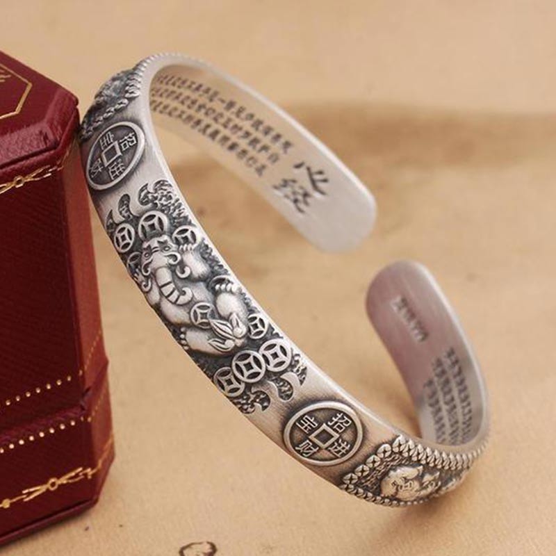 Carmiora FengShui Lucky PiXiu Schutz verstellbares Armband