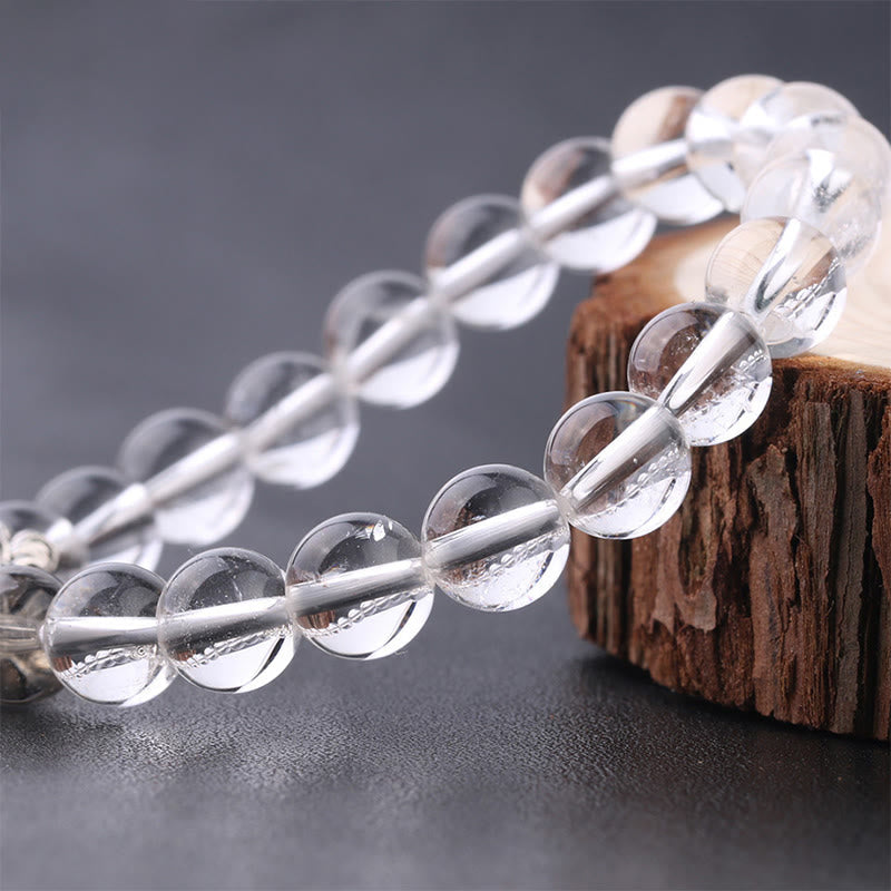 Carmiora Stretch-Armband mit natürlichem Edelstein, Baum des Lebens, Glücksbringer