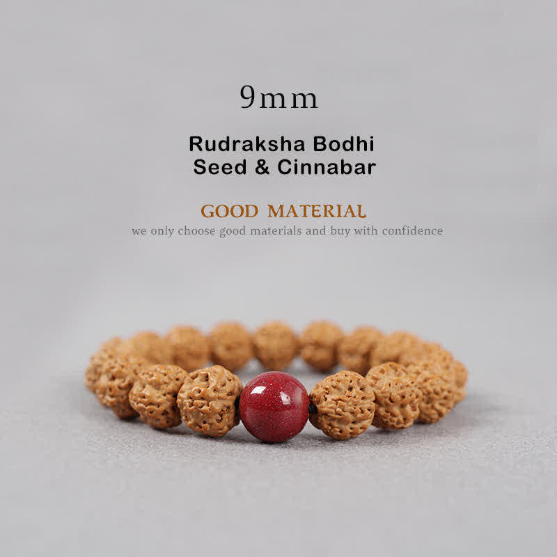 Carmiora Tibet Rudraksha Bodhi Seed Dzi Bead Bernstein Türkis Reichtum Armband