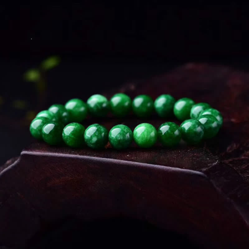 Carmiora Cyan Jade Bead Calm Harmony Armband