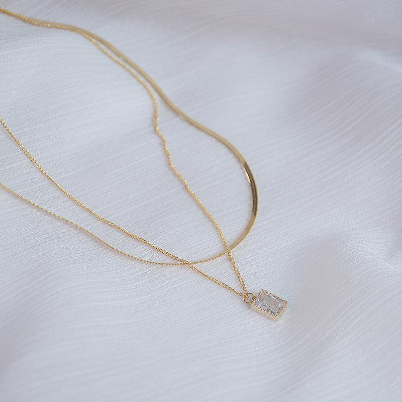 9 bis 5 Doppelstrang-Halskette