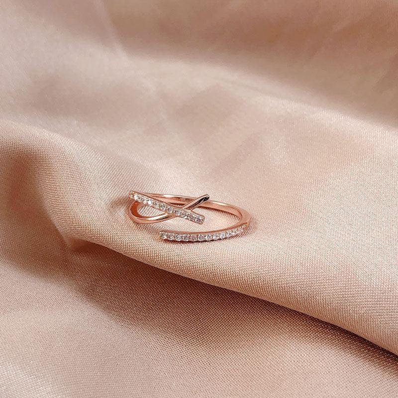 9 bis 5 Ring (massives Silber)