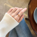 9 bis 5 Ring (massives Silber)