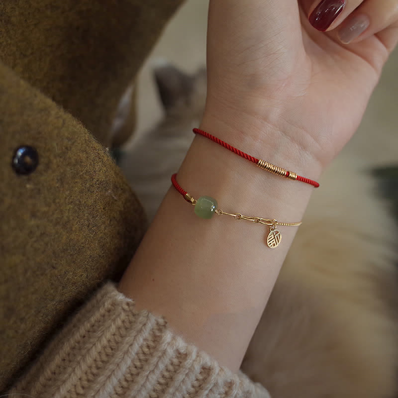 Carmiora-Perlen-Jade-Glücksketten-Armband