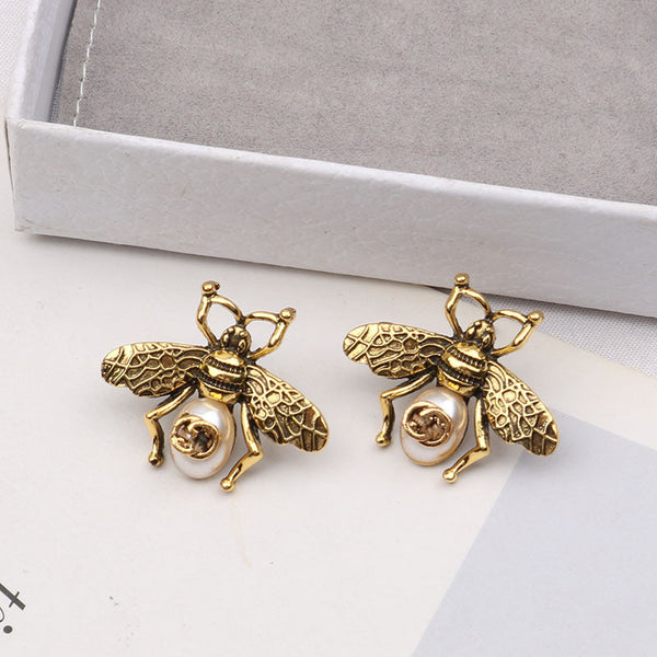 Retro Bienen Ohrstecker