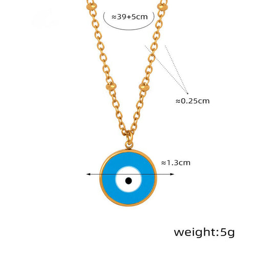 18 Karat Gold Vintage Böses Auge