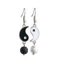 Carmiora Hämatit Yin Yang Balance Tropfen Ohrringe