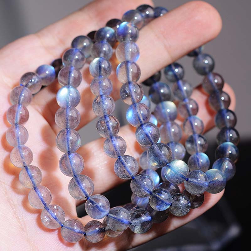 Carmiora Armband mit natürlichen Mondstein-Heilperlen