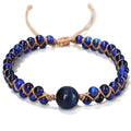 Carmiora Divine Blue Tiger Eye Stone Schutzarmband