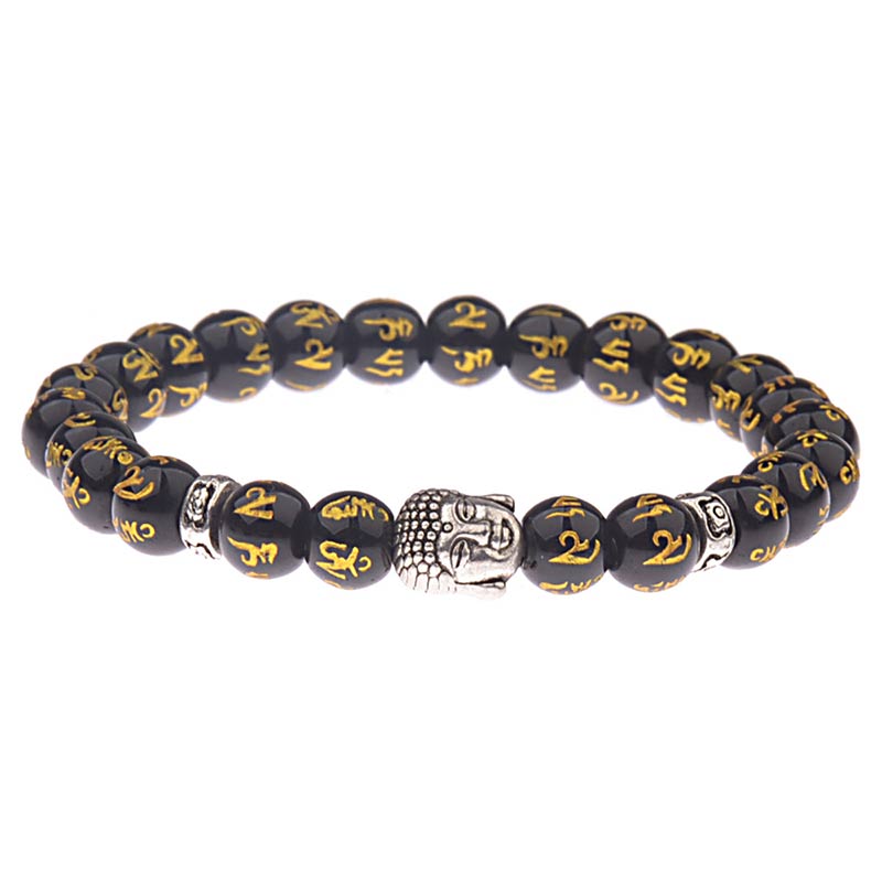 Carmiora tibetisches Buddha-Mantra-Amulett-Armband