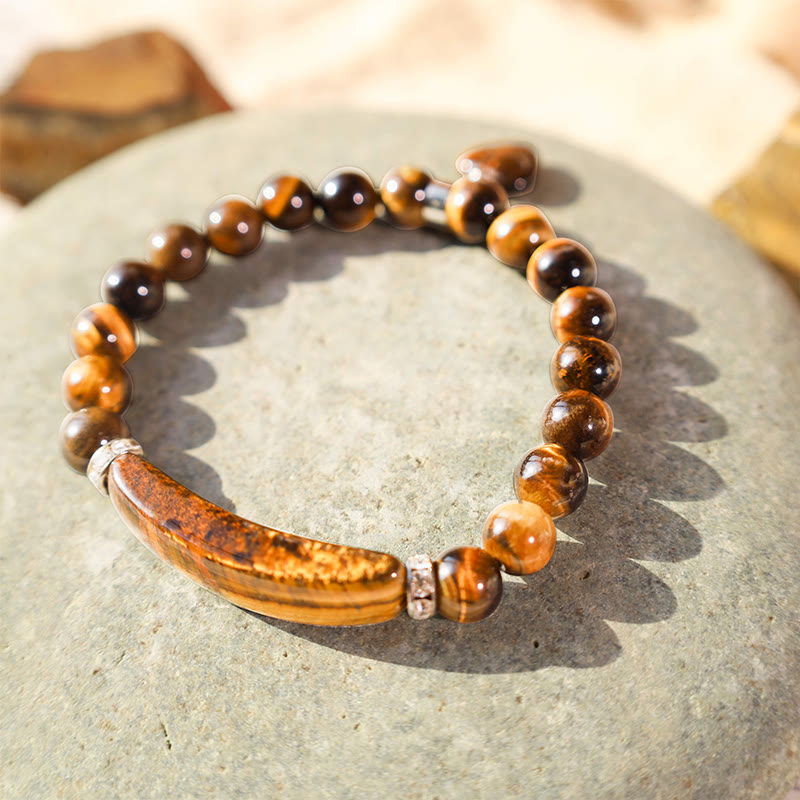 Carmiora natürliches Quarz-Liebes-Herz-Heilperlen-Armband