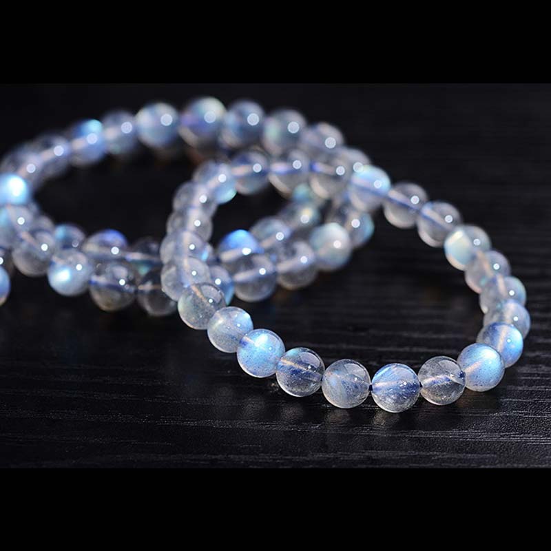 Carmiora Armband mit natürlichen Mondstein-Heilperlen