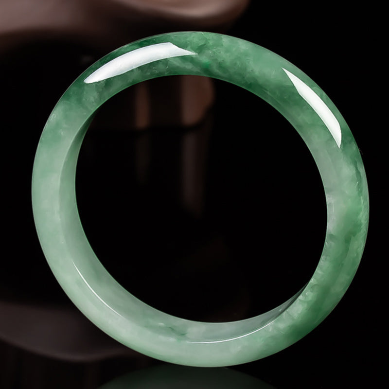Carmiora Glückssegen-Armreif aus natürlicher Jade