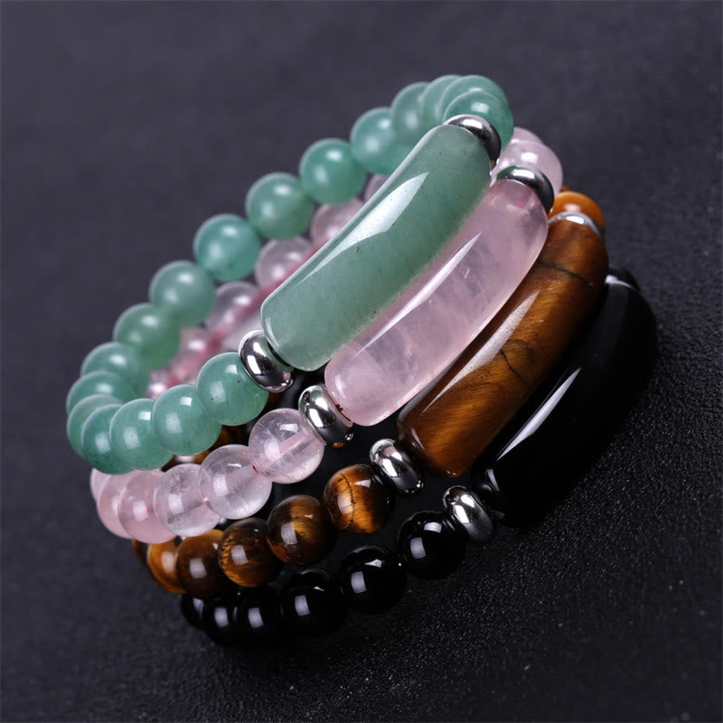 Handgefertigtes Carmiora-Heilarmband aus natürlichen Edelsteinen