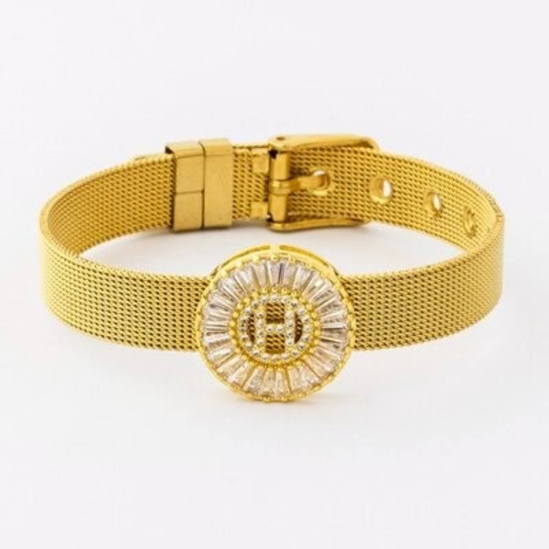 Armband mit Strasssteinen vom Buchstaben A–Z