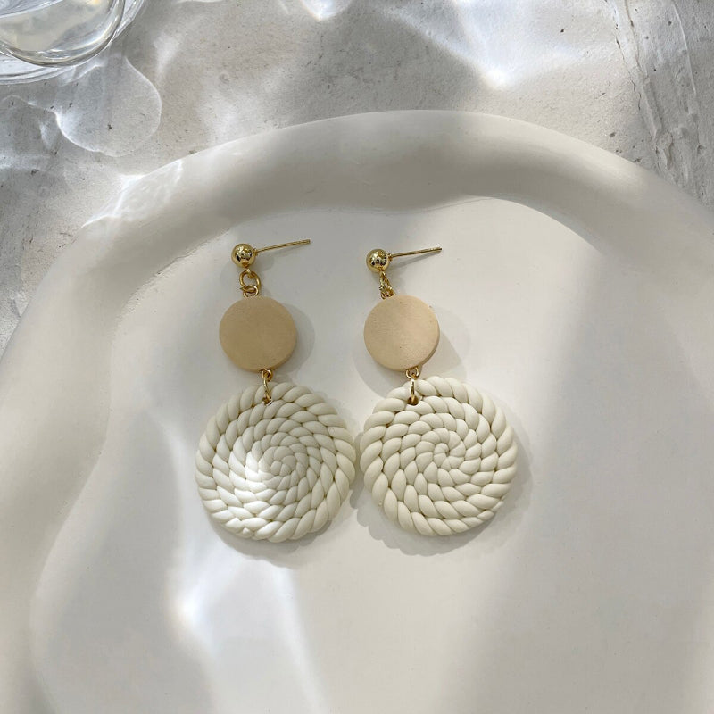 Pink Blush Handgemachte Polymer Clay Statement Ohrring Kollektion