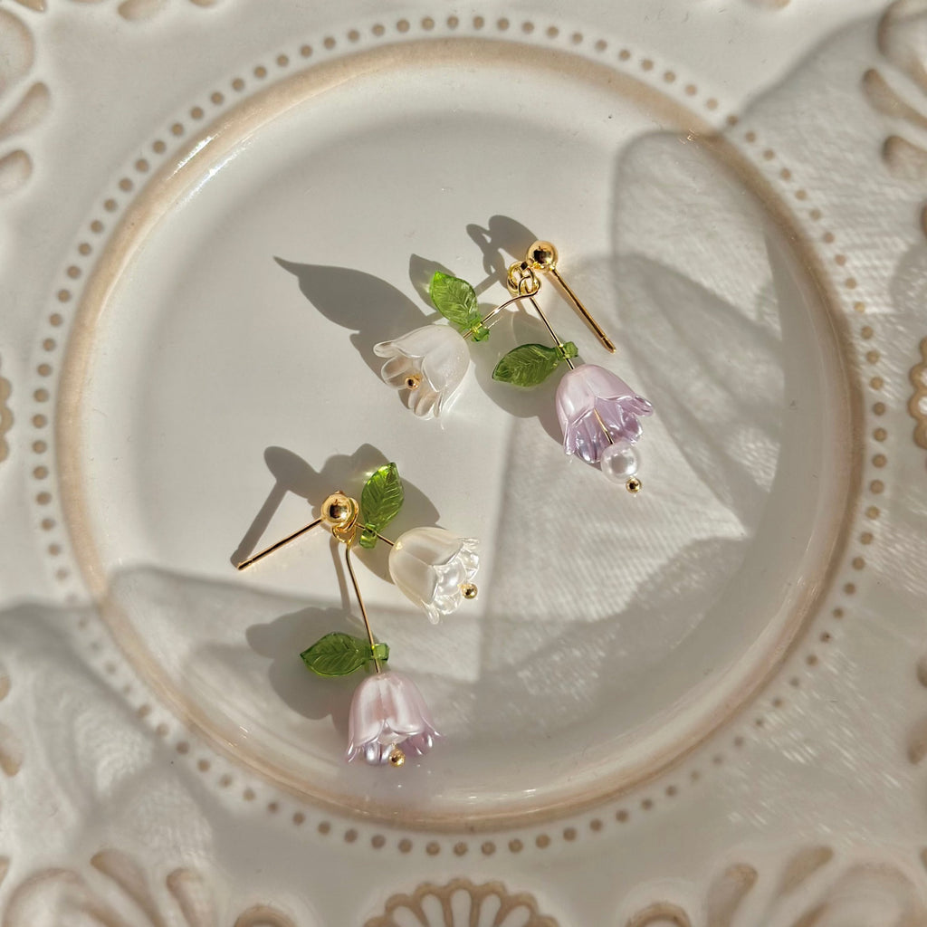 Maiglöckchen-Ohrringe - Abby