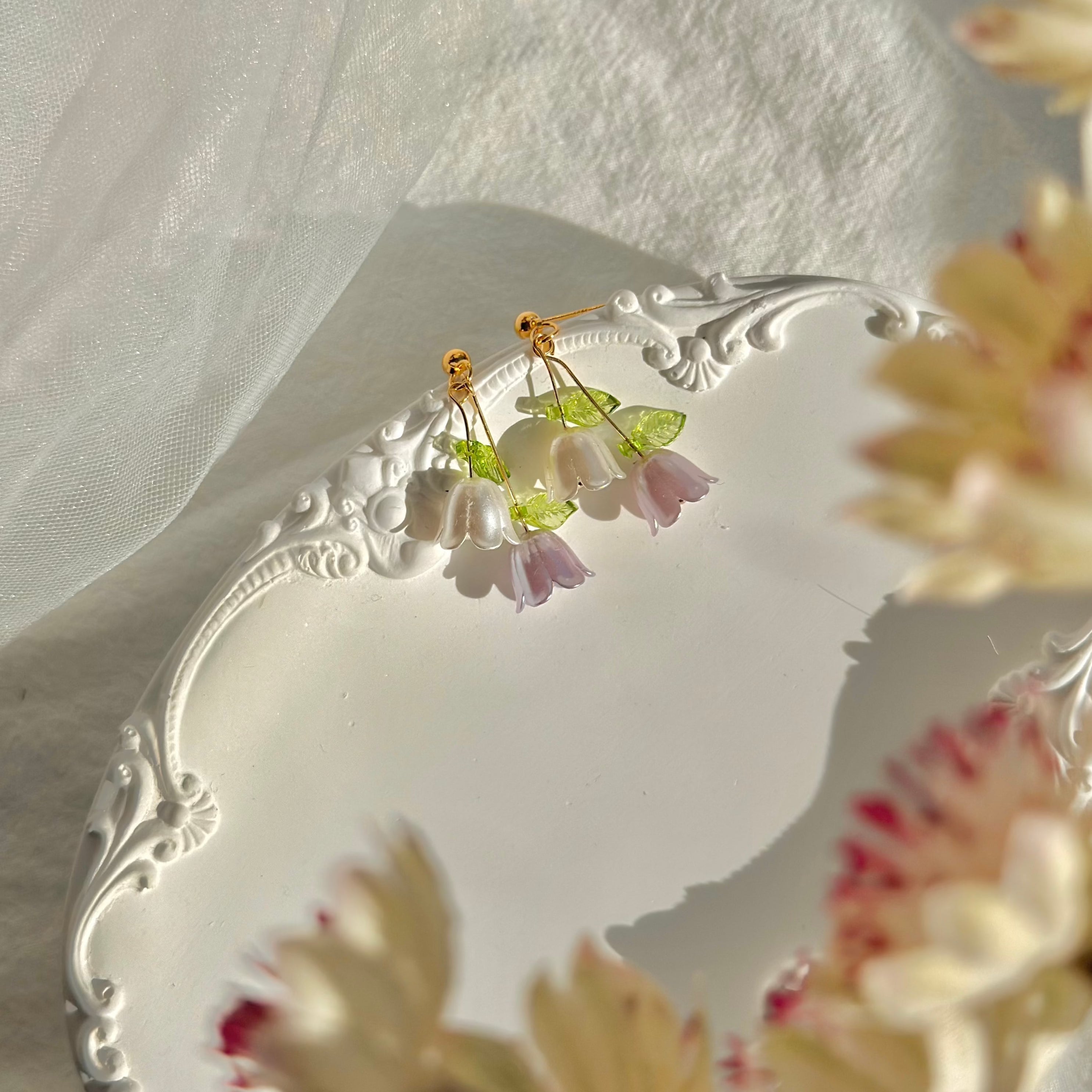 Maiglöckchen-Ohrringe - Abby