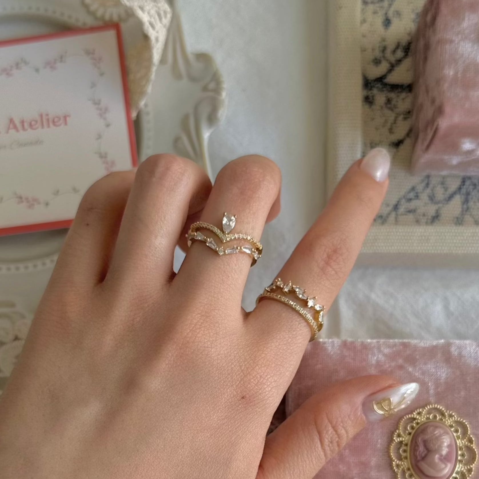 Barockes Ringset - Lucille