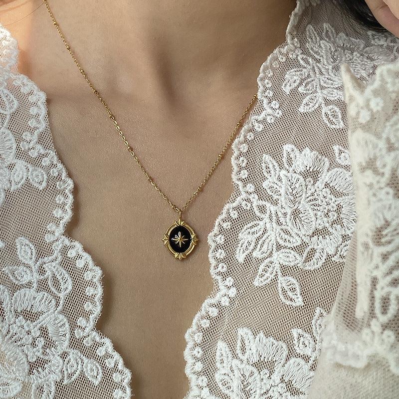 Vintage Polaris Halskette (massives Silber)