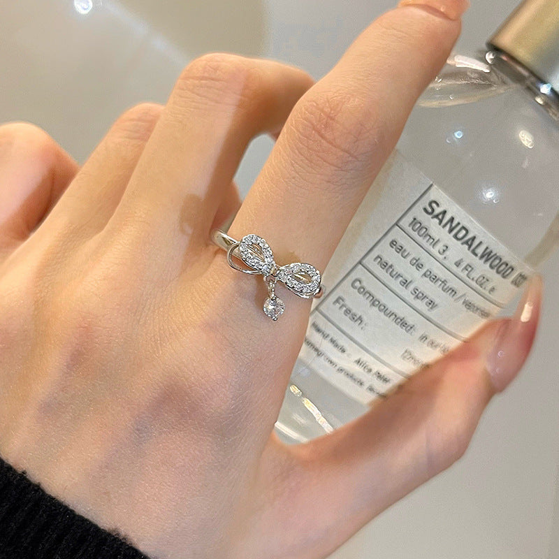 Schleifenring (massives Silber)