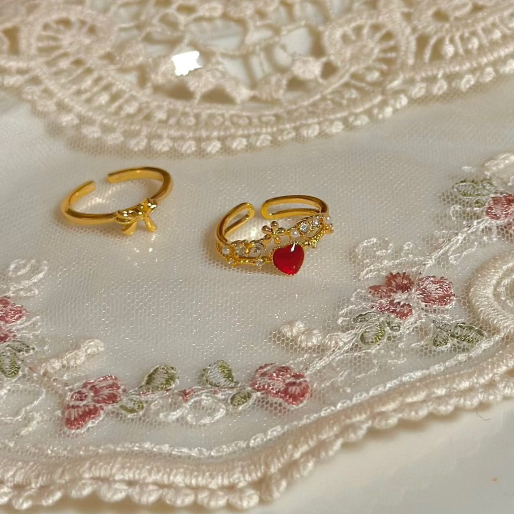 Blumenherzring - Jaimie