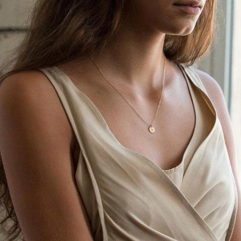 ASL Gebärdensprache Handgeste gestempelte Halskette