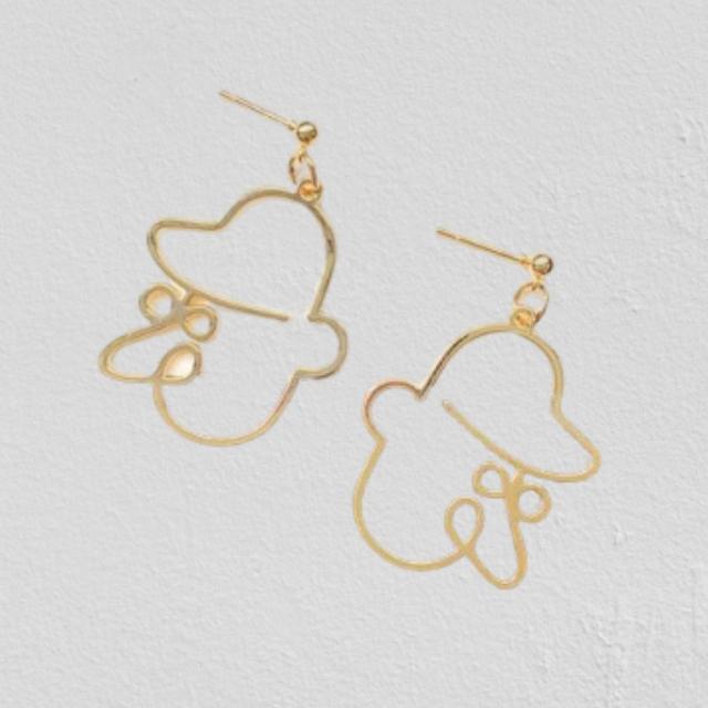 Abstrakte Kunst Gesicht Baumeln Ohrringe