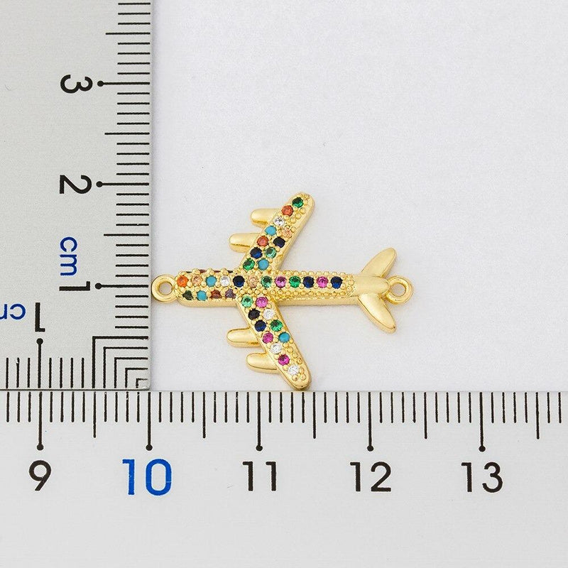 Verstellbares „I Love to Travel“-Flugzeugarmband