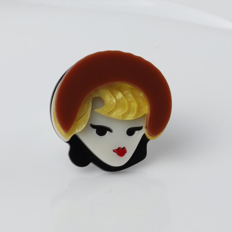 Verstellbare schöne, schicke Damen-Icons aus Acryl