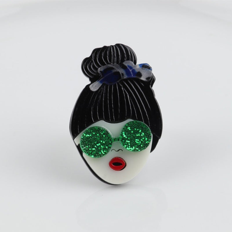 Verstellbare schöne, schicke Damen-Icons aus Acryl