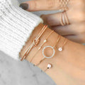 Verstellbare mehrschichtige böhmische Pfeilarmbänder