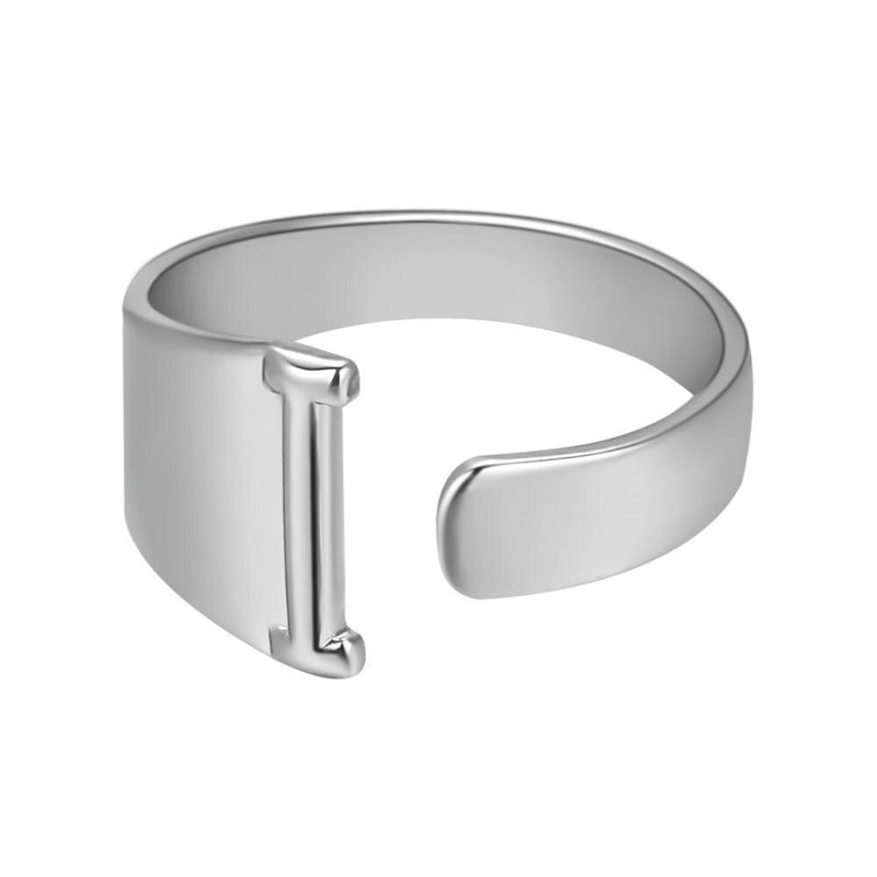 Verstellbare personalisierte A-Z-Anfangsbuchstabenringe