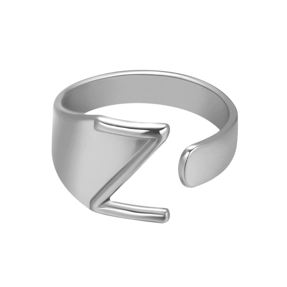 Verstellbare personalisierte A-Z-Anfangsbuchstabenringe
