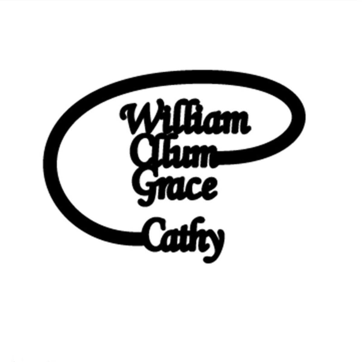 Verstellbarer und stapelbarer personalisierter Namensring