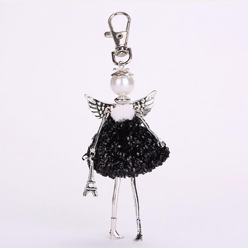 Entzückender handgemachter Puppen-Schlüsselanhänger