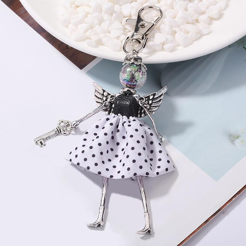 Entzückender handgemachter Puppen-Schlüsselanhänger