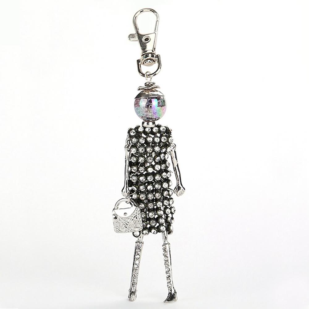 Entzückender handgemachter Puppen-Schlüsselanhänger